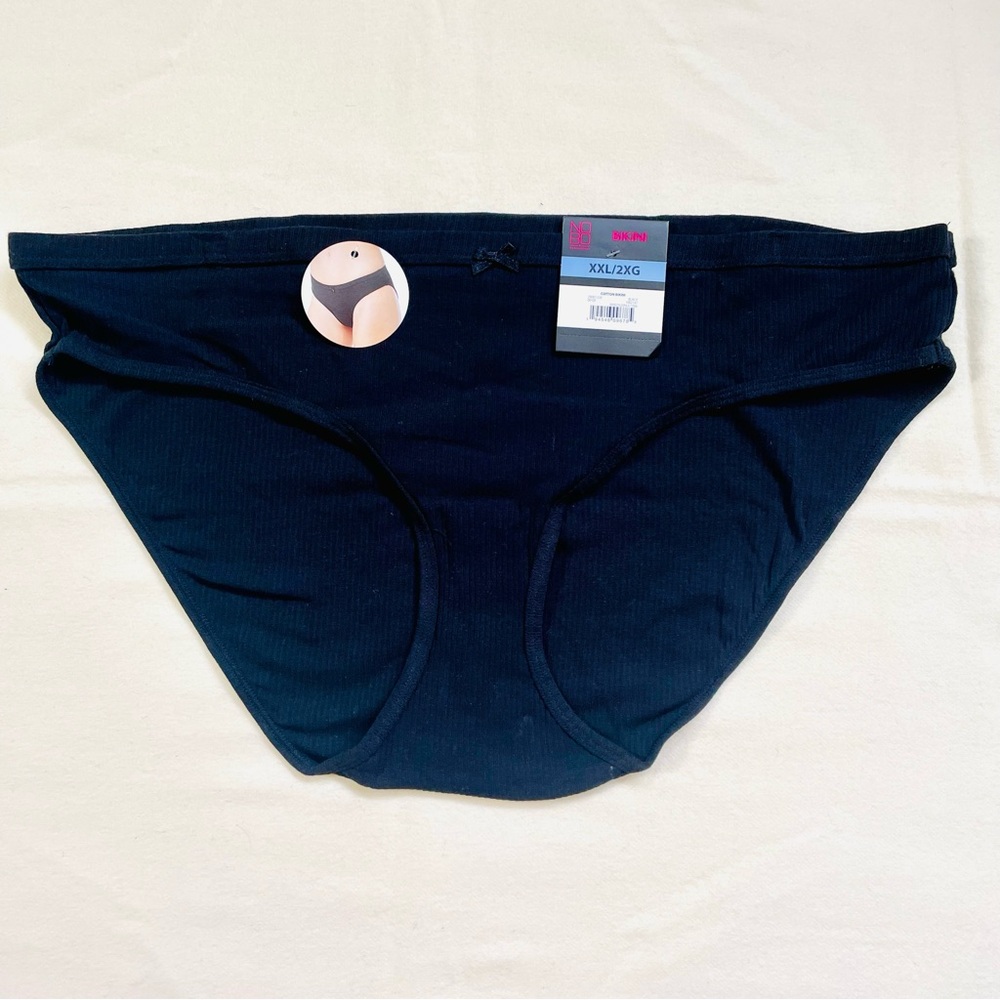 🌸 No Boundaries Ribbed Knit Bikini Panty Tag-Free Bow